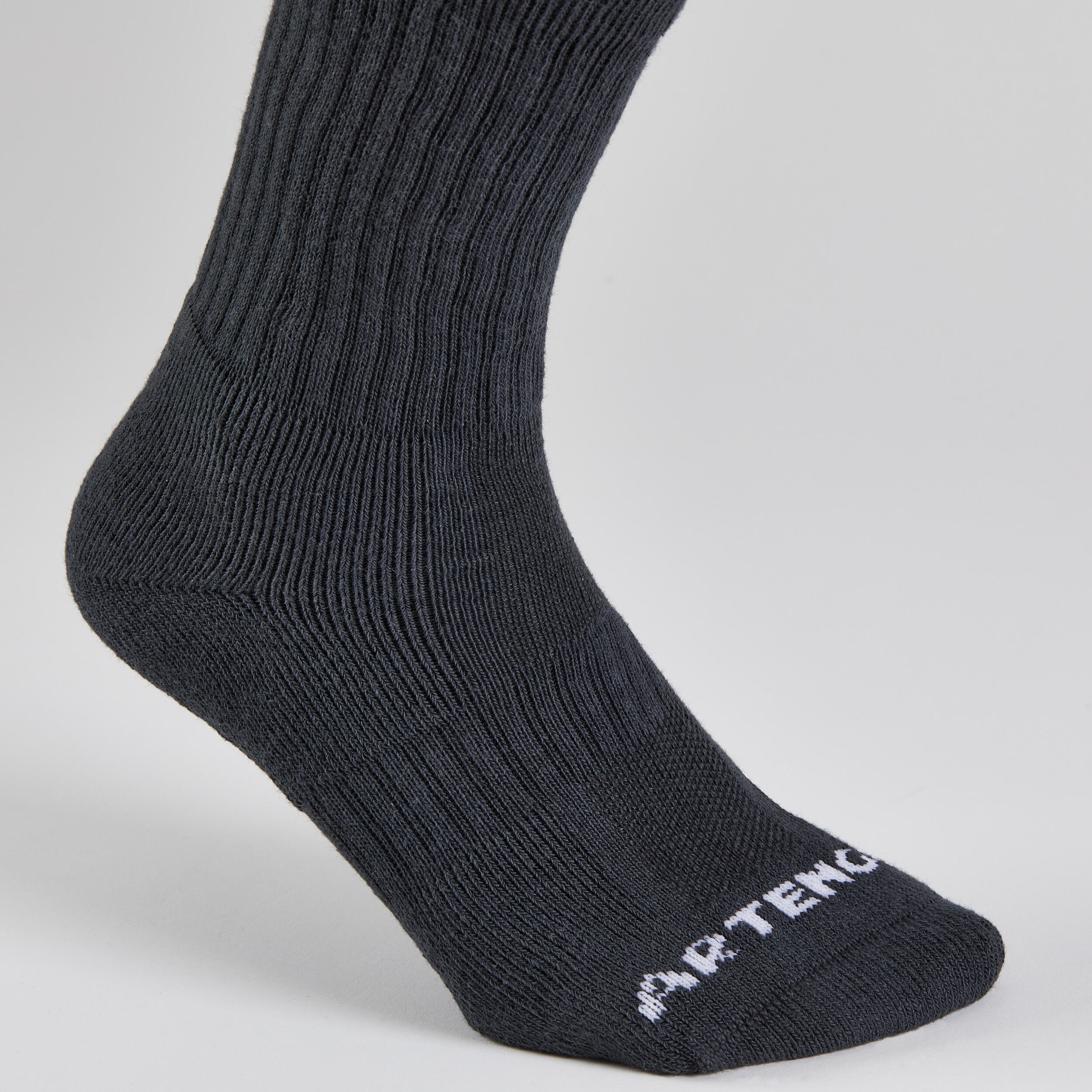CHAUSSETTES DE SPORT HAUTES ARTENGO RS 500 NAVY NAVY CHINE LOT DE 4 ARTENGO Decathlon