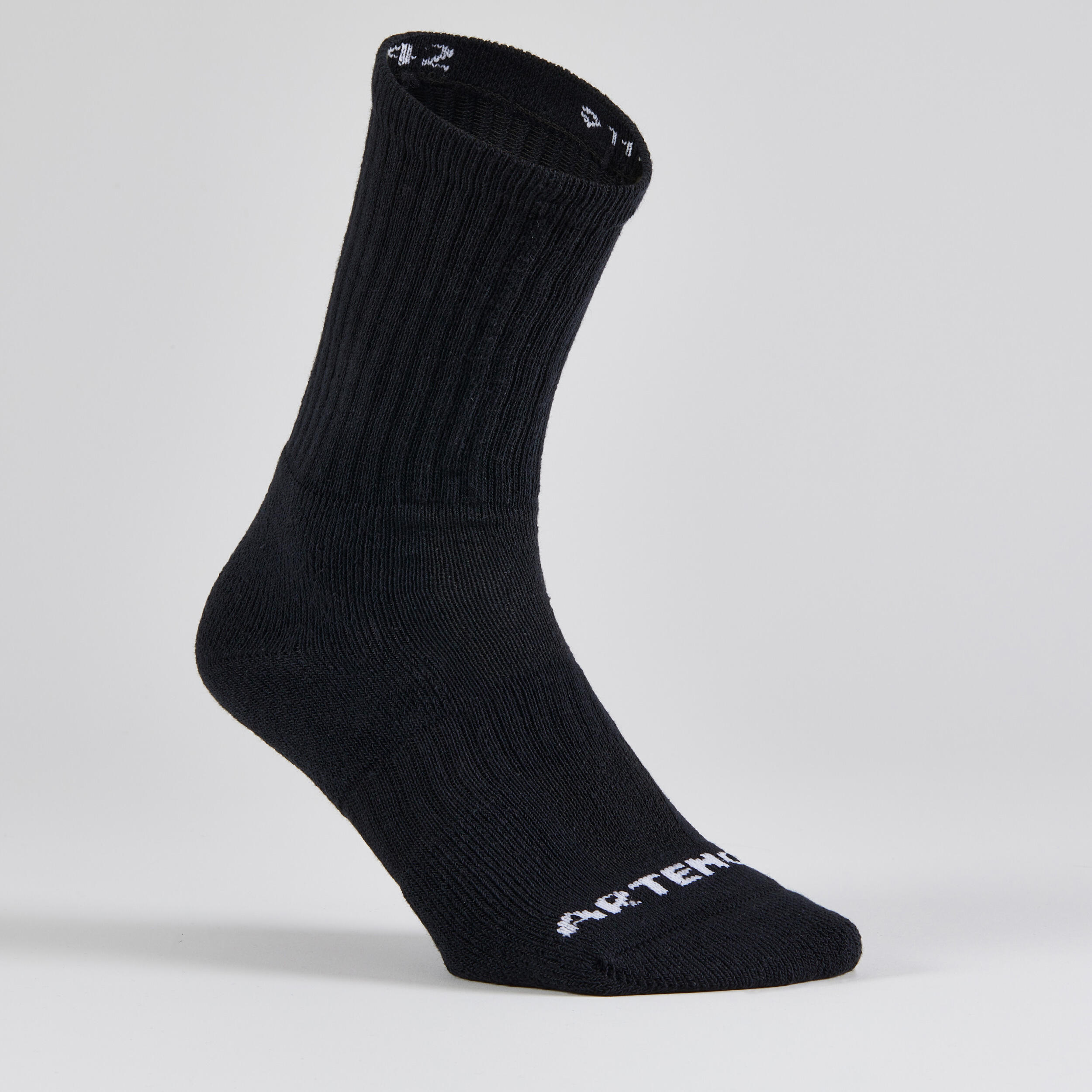 CHAUSSETTES DE SPORT HAUTES ARTENGO RS 500 NAVY NAVY CHINE LOT DE 4 ARTENGO Decathlon