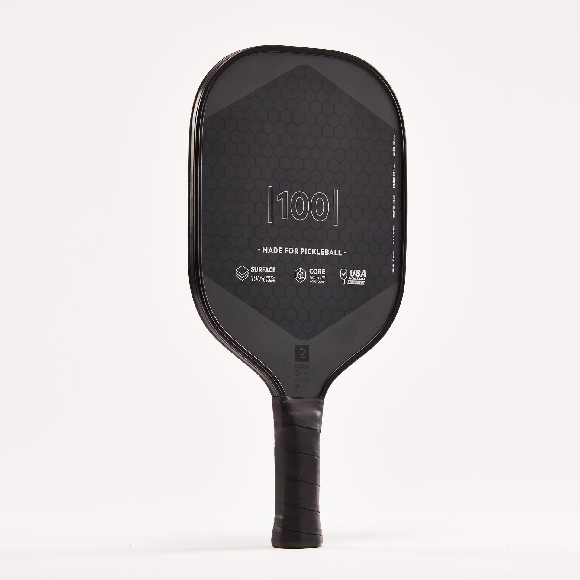 Vợt Pickleball - 100 đen