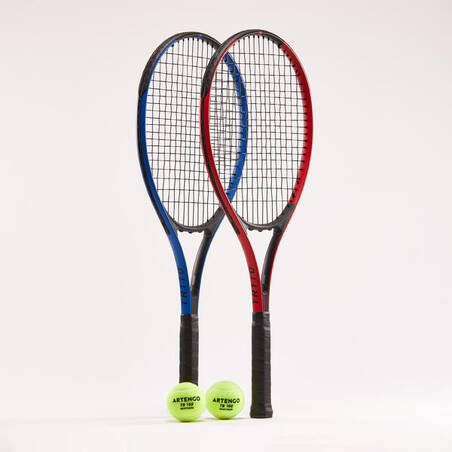 Duo Adult Tennis Set - 2 Rackets + 2 Balls + 1 Bag