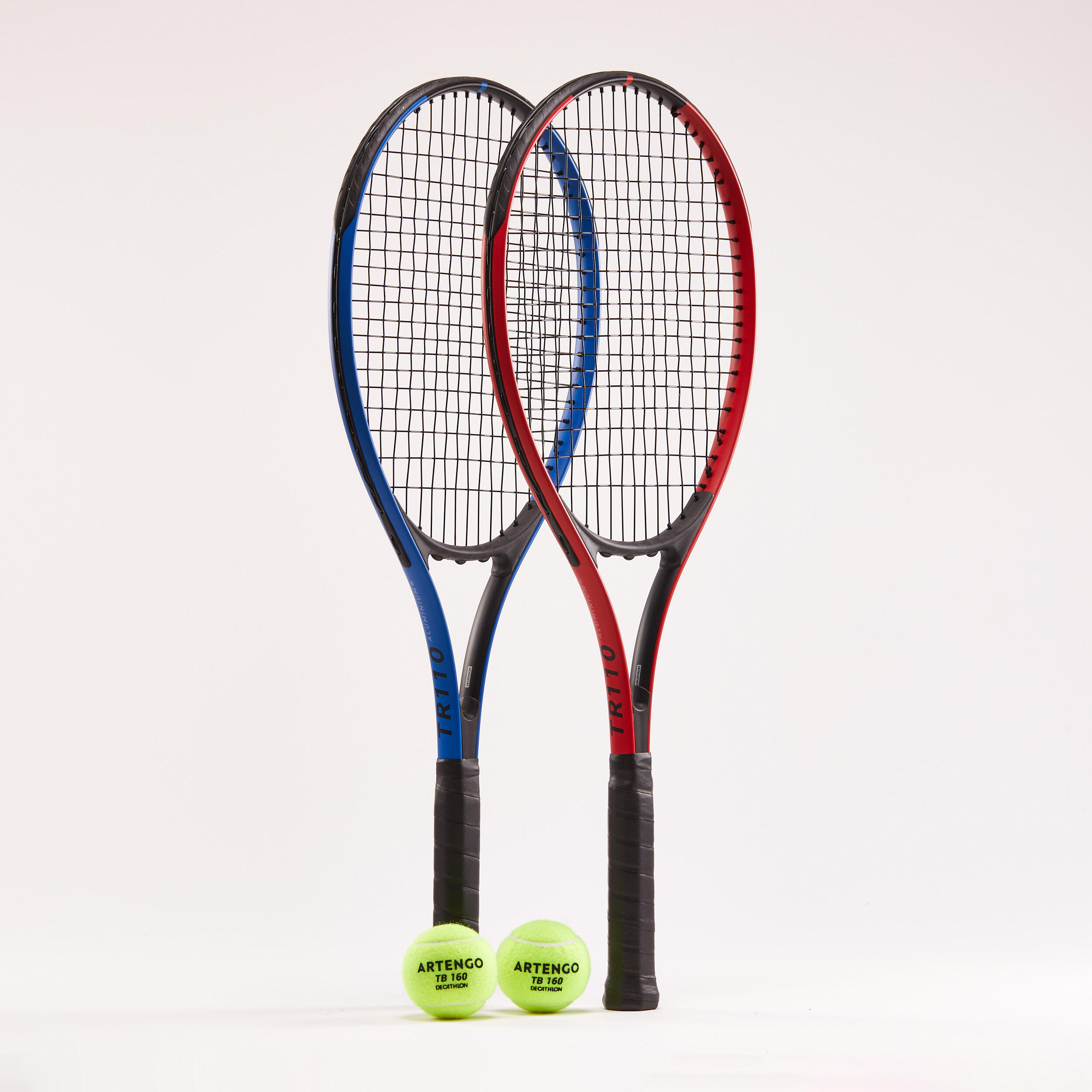 TENNIS SET ADULT DUO 2 RACKETS 2 BALLS 1 COVER