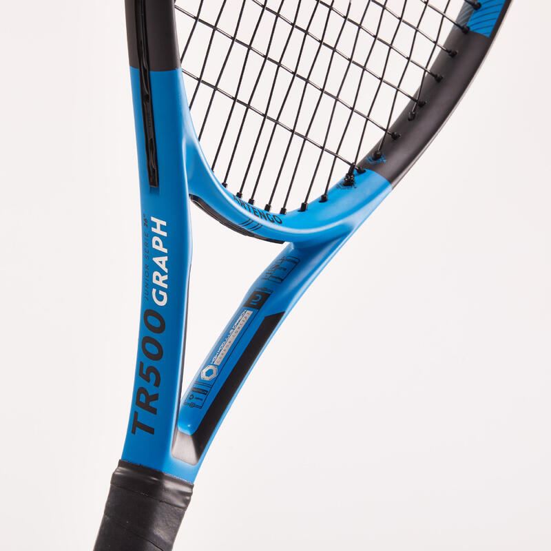 Tennisschläger Kinder - TR500 Graph 26 Zoll besaitet blau
