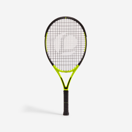 RAQUETTE DE TENNIS ENFANT TR500 GRAPH 25&quot; JAUNE