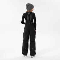 KIDS’ WARM AND WATERPROOF SKI TROUSERS - 500 PNF BLACK