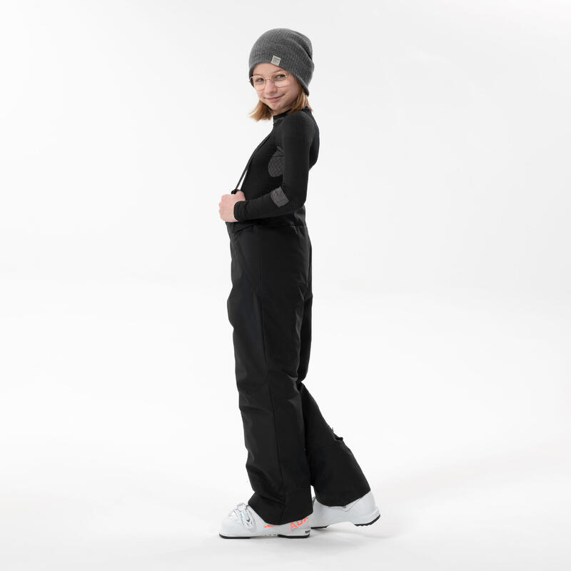 Pantaloni sci bambino 500 PNF neri