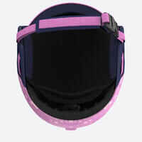 KIDS’ SKI HELMET H-KID 500 Pink pattern