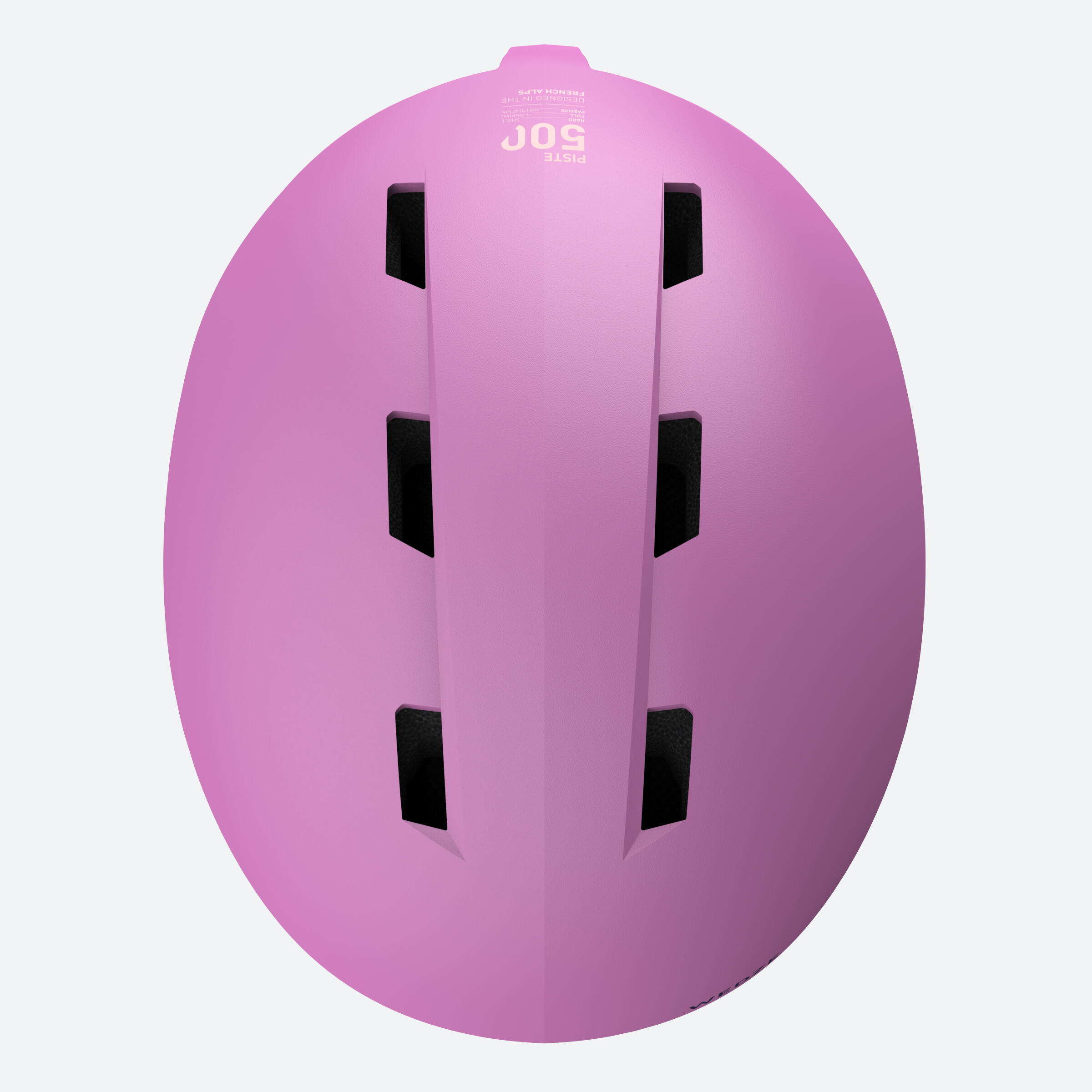 KIDS’ SKI HELMET H-KID 500 Pink pattern 6/9