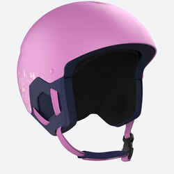 KIDS’ SKI HELMET H-KID 500 Pink pattern