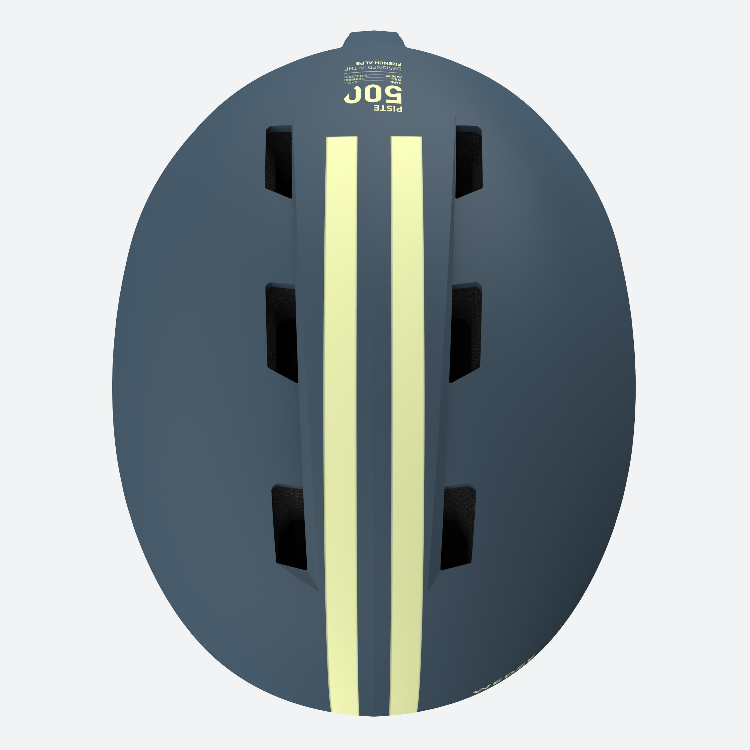 Children Ski Helmet HKID 500 Striped Blue