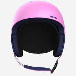 KIDS’ SKI HELMET H-KID 500 Pink pattern