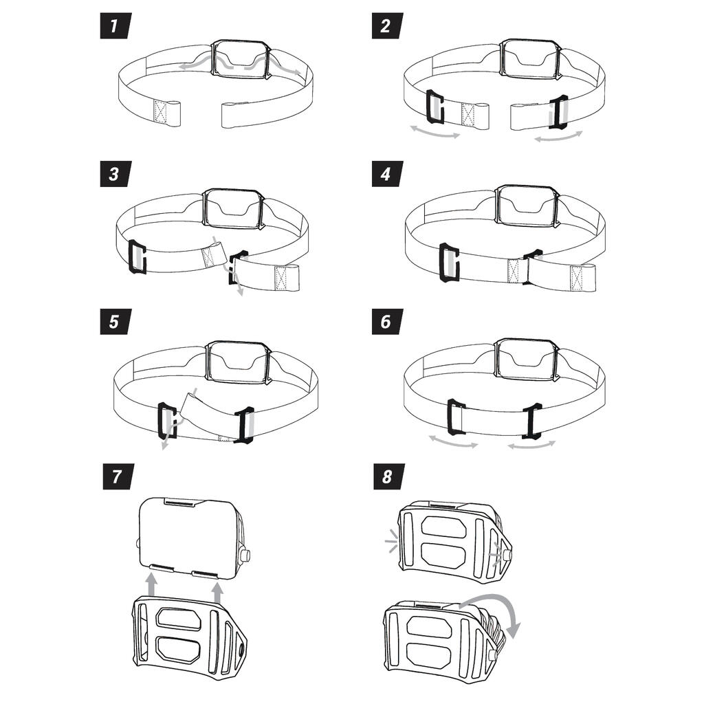 Replacement holder for headlamp HL900 V3 HYBRID