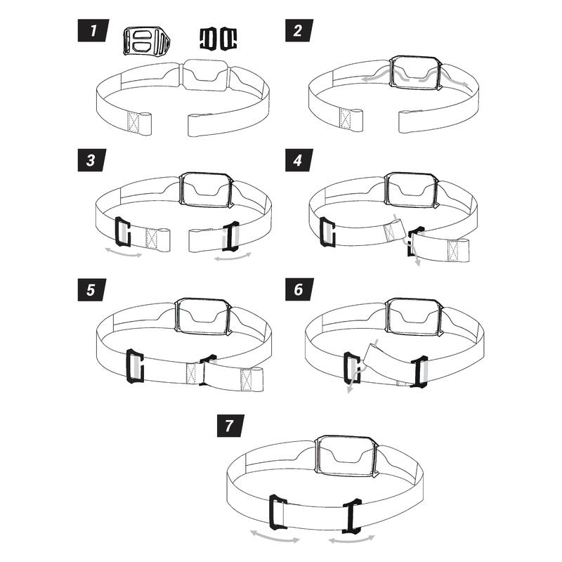 Hoofdband voor de hoofdlamp HL900 V3 HYBRID