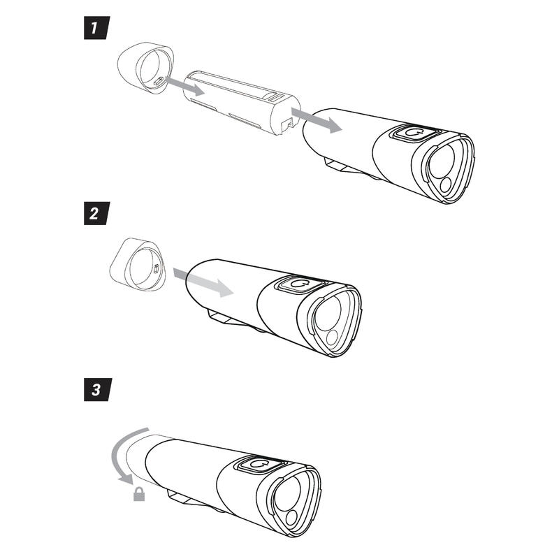 Replacement battery cover for TL900 USB torch