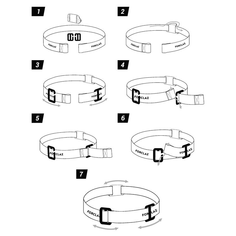 Repuesto de cinta para linterna frontal Forclaz HL900 V1 o V2