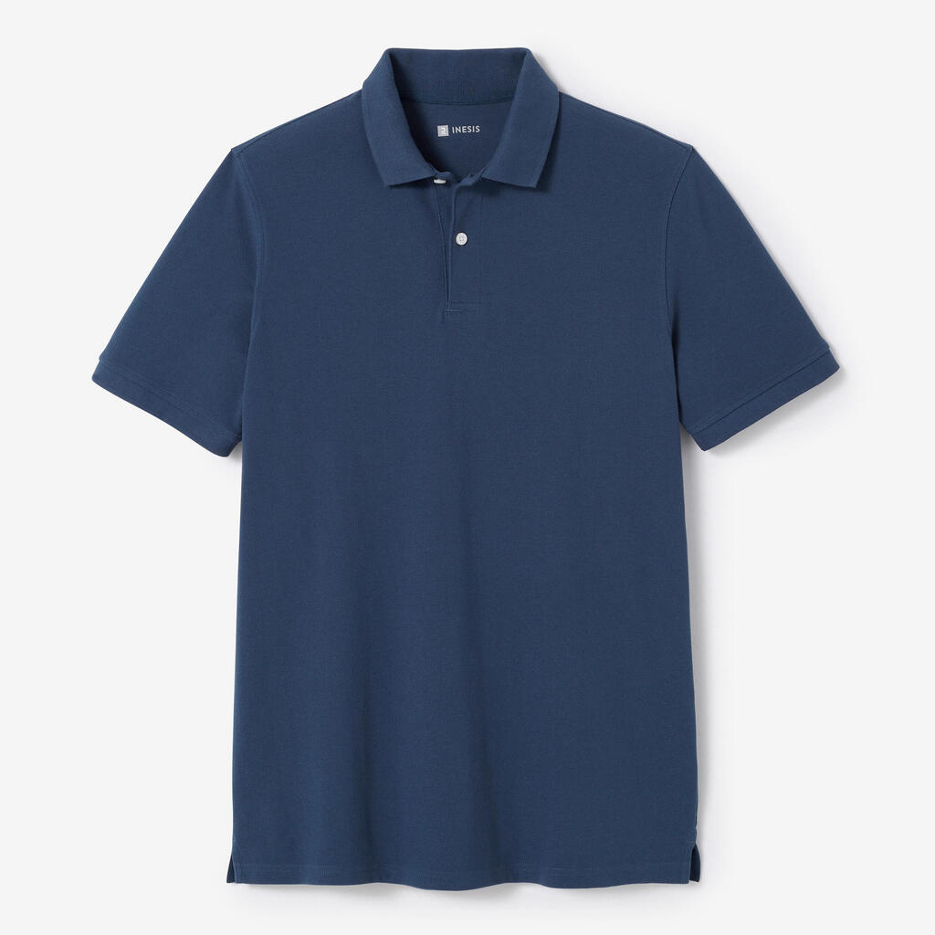 Golf cotton short sleeve polo shirt beige