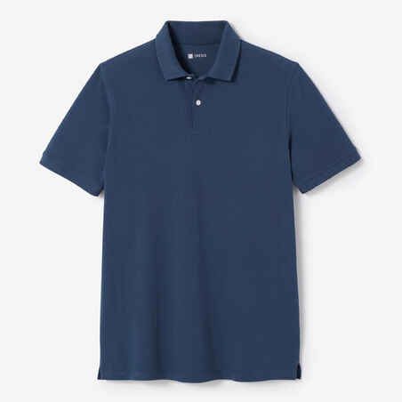 Men’s golf cotton short-sleeved polo shirt - MW500 Slate blue