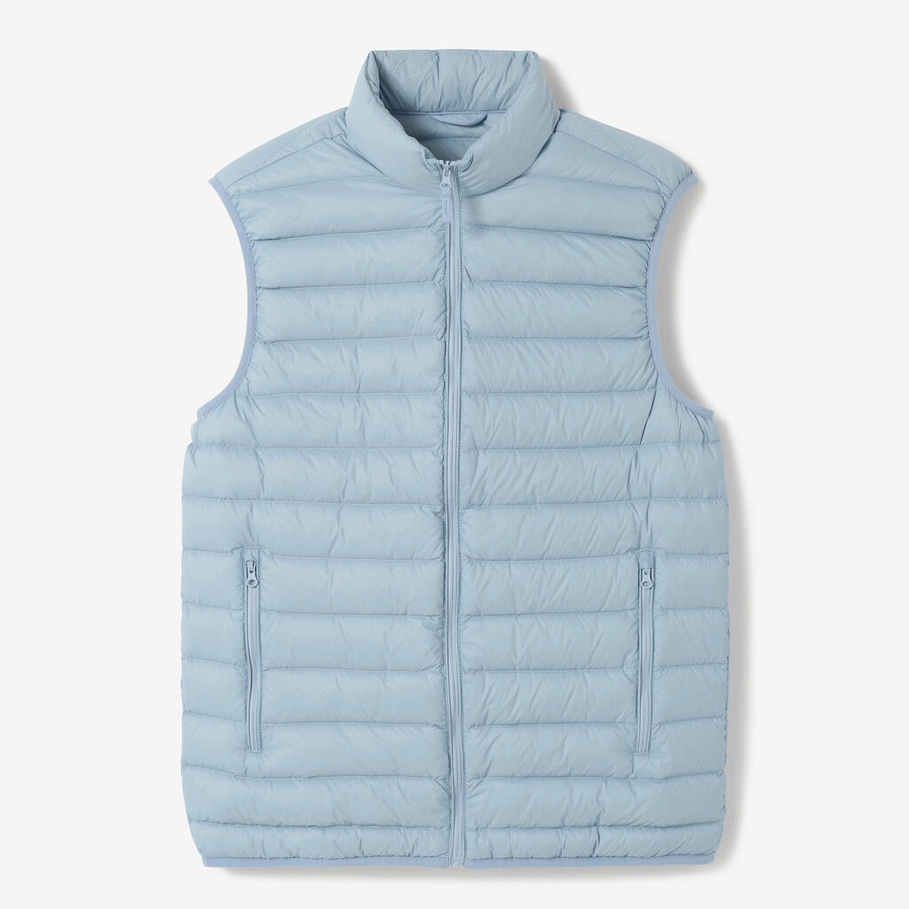 Golf Men's Sleeveless Down Jacket - MW500 Denim Blue