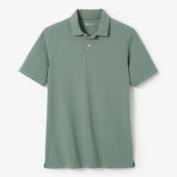 Men's golf cotton short-sleeved polo shirt - MW500 Green