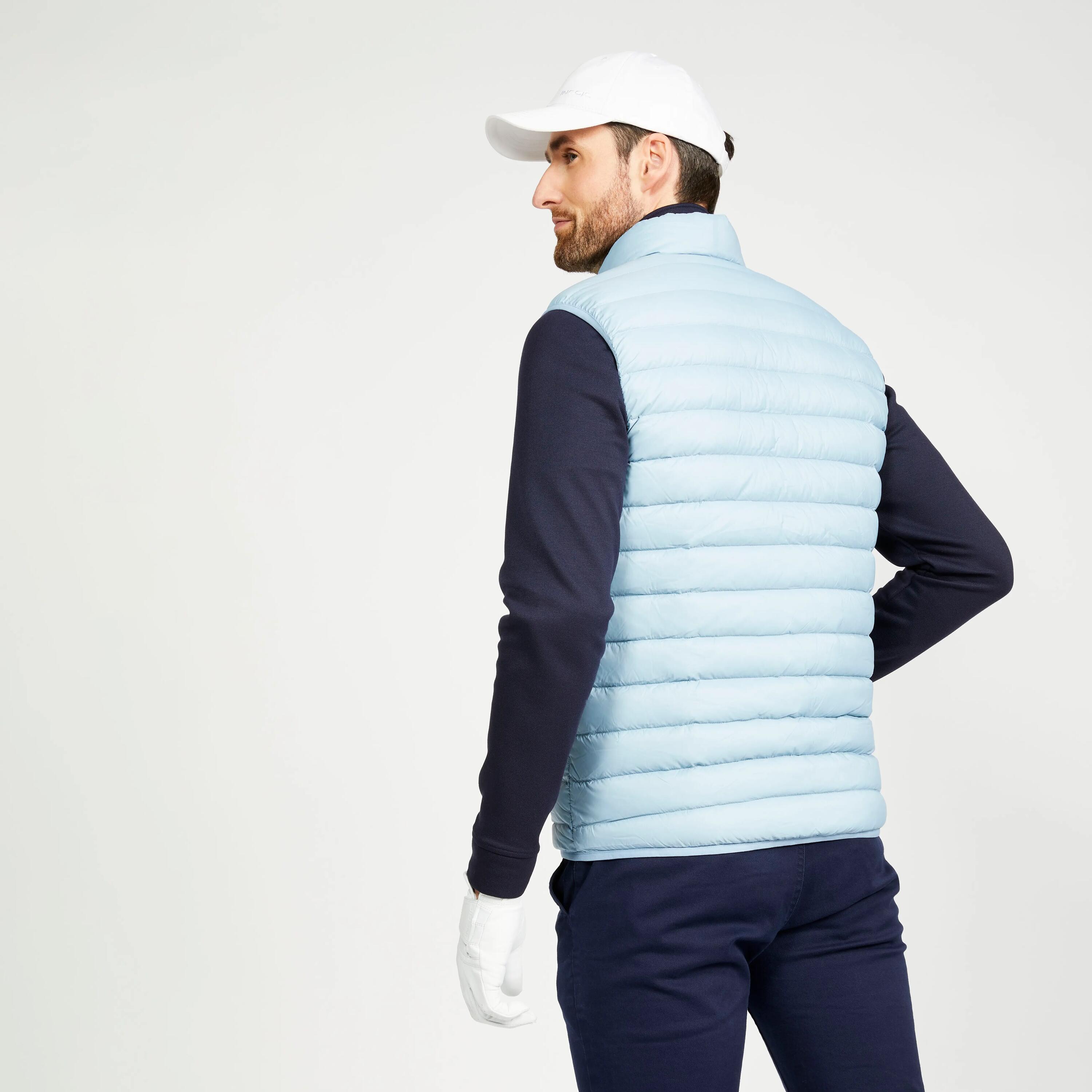 Chaleco golf Hombre MW500 azul claro 5/14