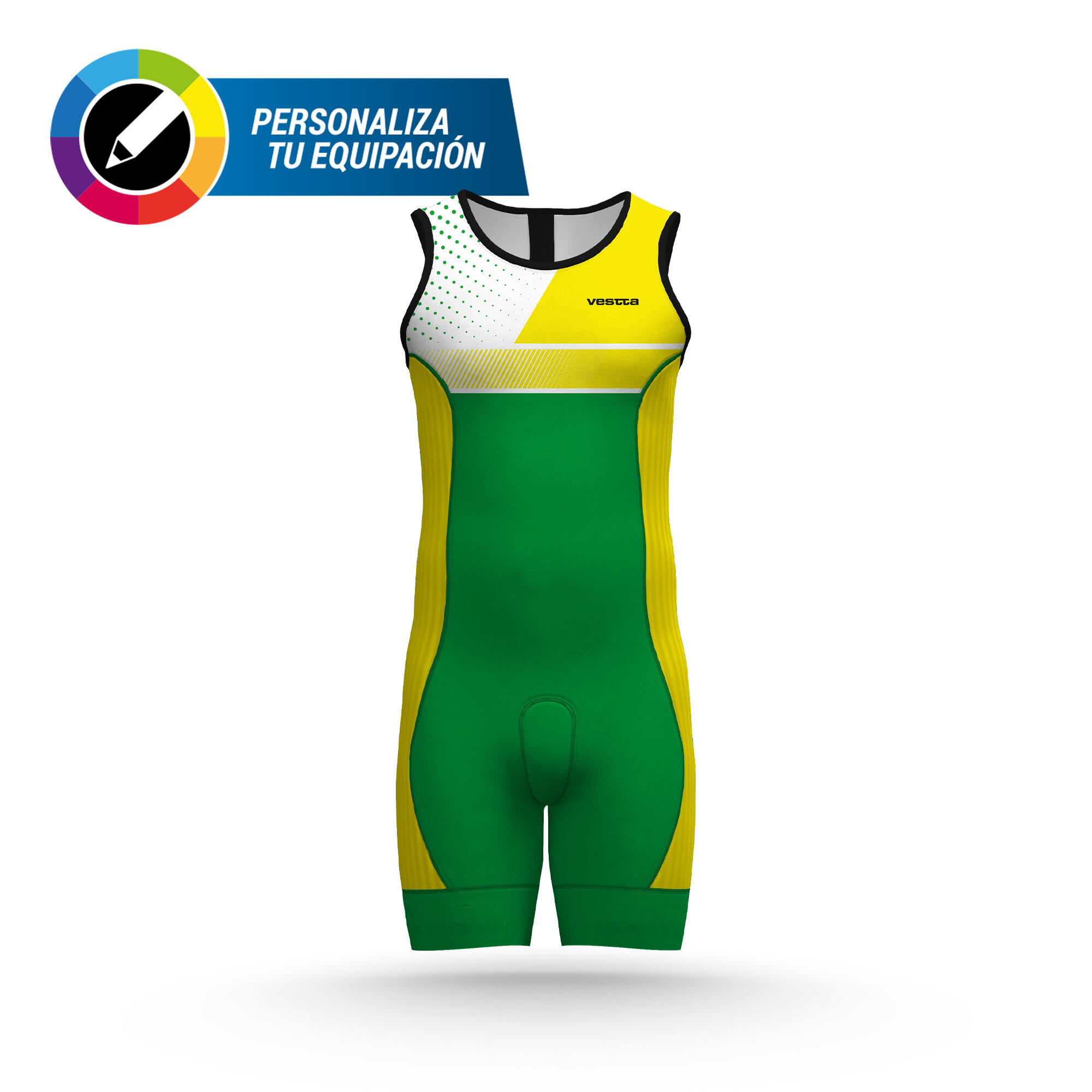 Mono Triatlón Junior Sin Bolsillos Personalizable 1/3