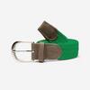 Ceinture de golf extensible tressée - vert