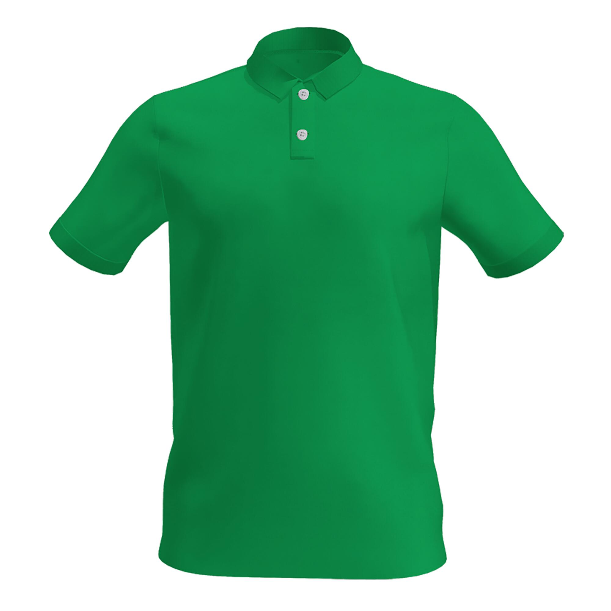 INESIS Second Life - Men's golf cotton short-sleeved polo shirt - MW500 Green - EXCELLENT
