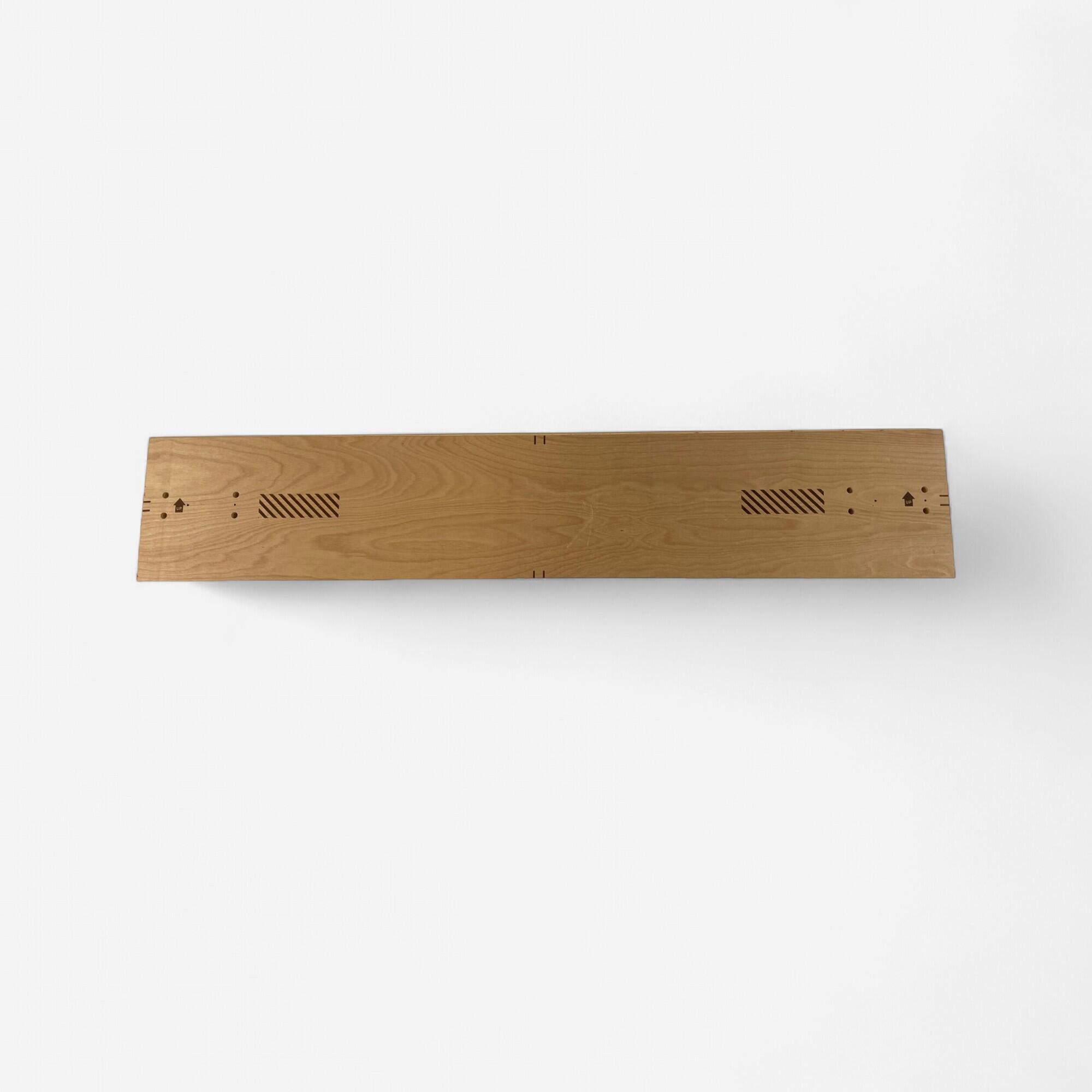 CORENGTH Supporto inferiore in legno rack da muro