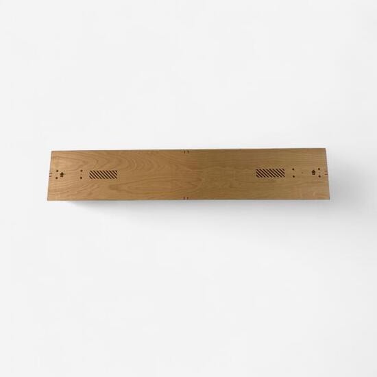 SUPPORT BOIS BAS RACK MURAL