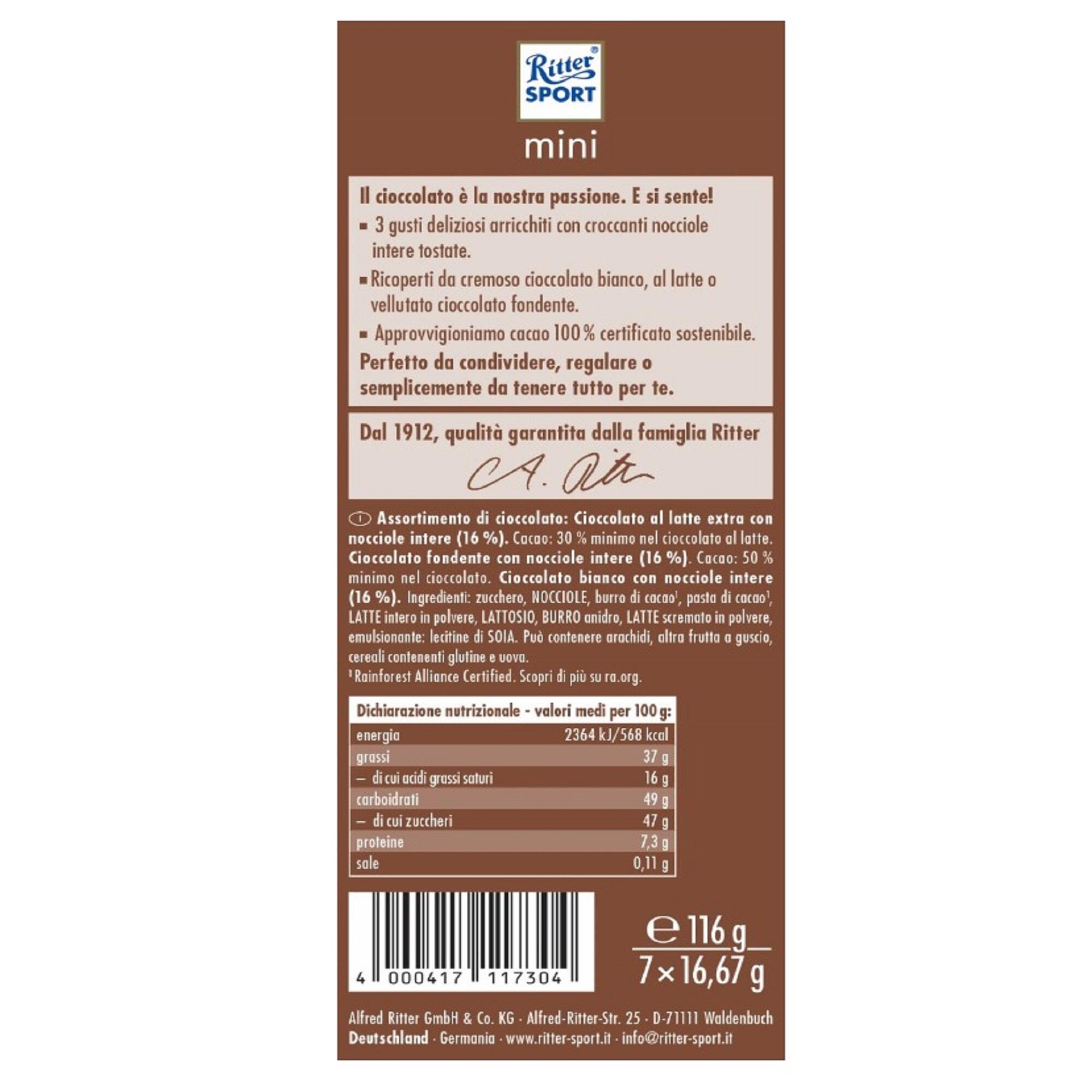 Barretta energetica Ritter Mini Tower Special Nuts cioccolato 2/3
