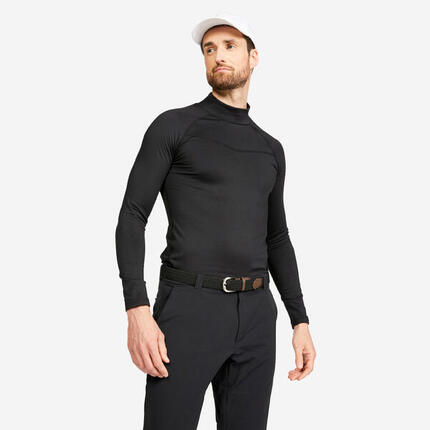 Sous pull golf thermique homme - cw500 noir