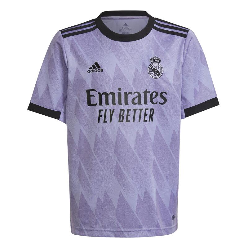 Voetbalshirt voor kinderen Real Madrid uit 2022