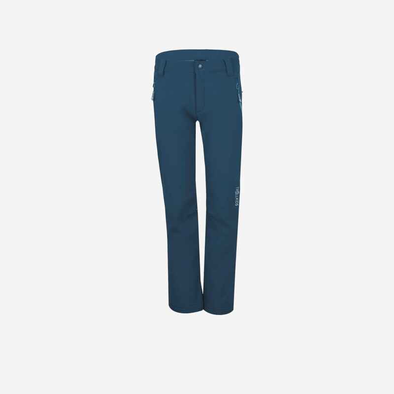 Trollkids Softshellhose Kinder warm wasserdicht Winterwandern - Fjell blau