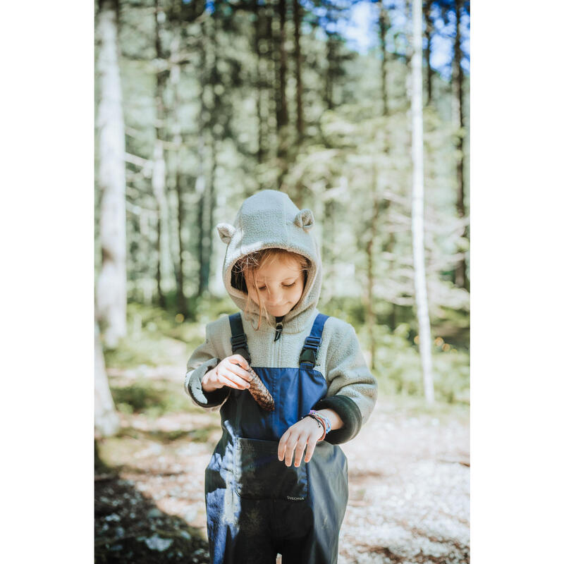 Salopette imperméable de randonnée bleu marine - enfant - 2-6 ans QUECHUA