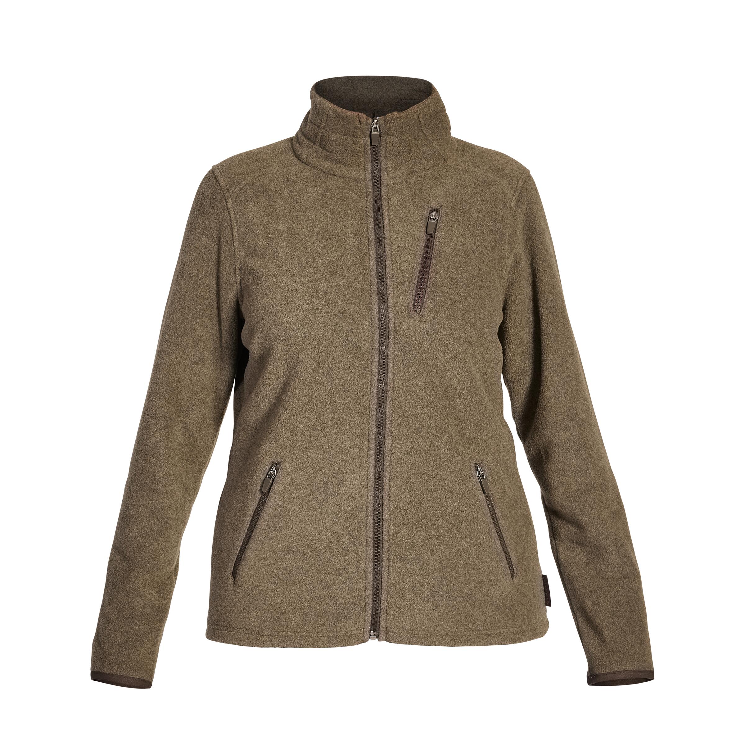 Fleecejacke 500 Damen braun  8/11