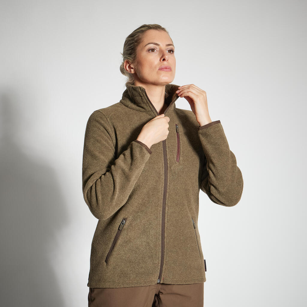 WOMEN'S FLEECE BROWN 500