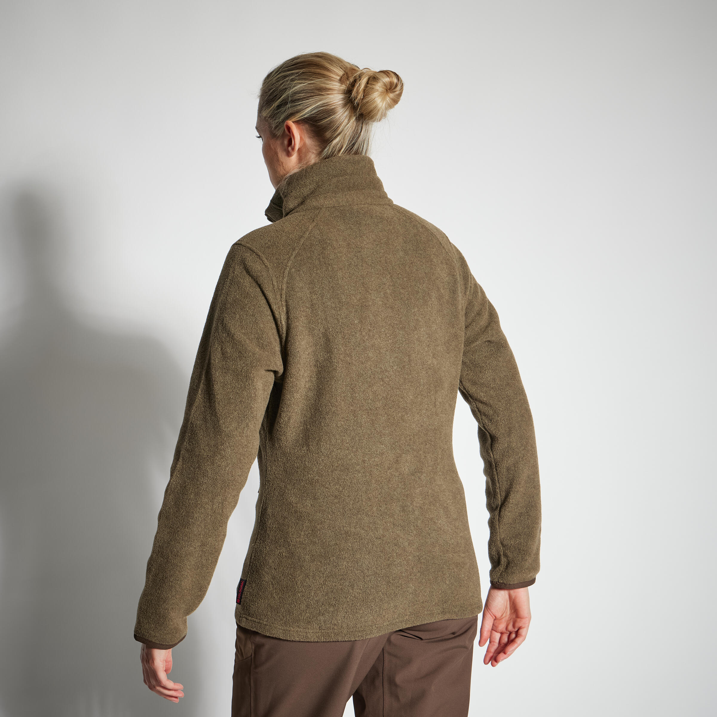 WOMEN'S FLEECE BROWN 500 2/5