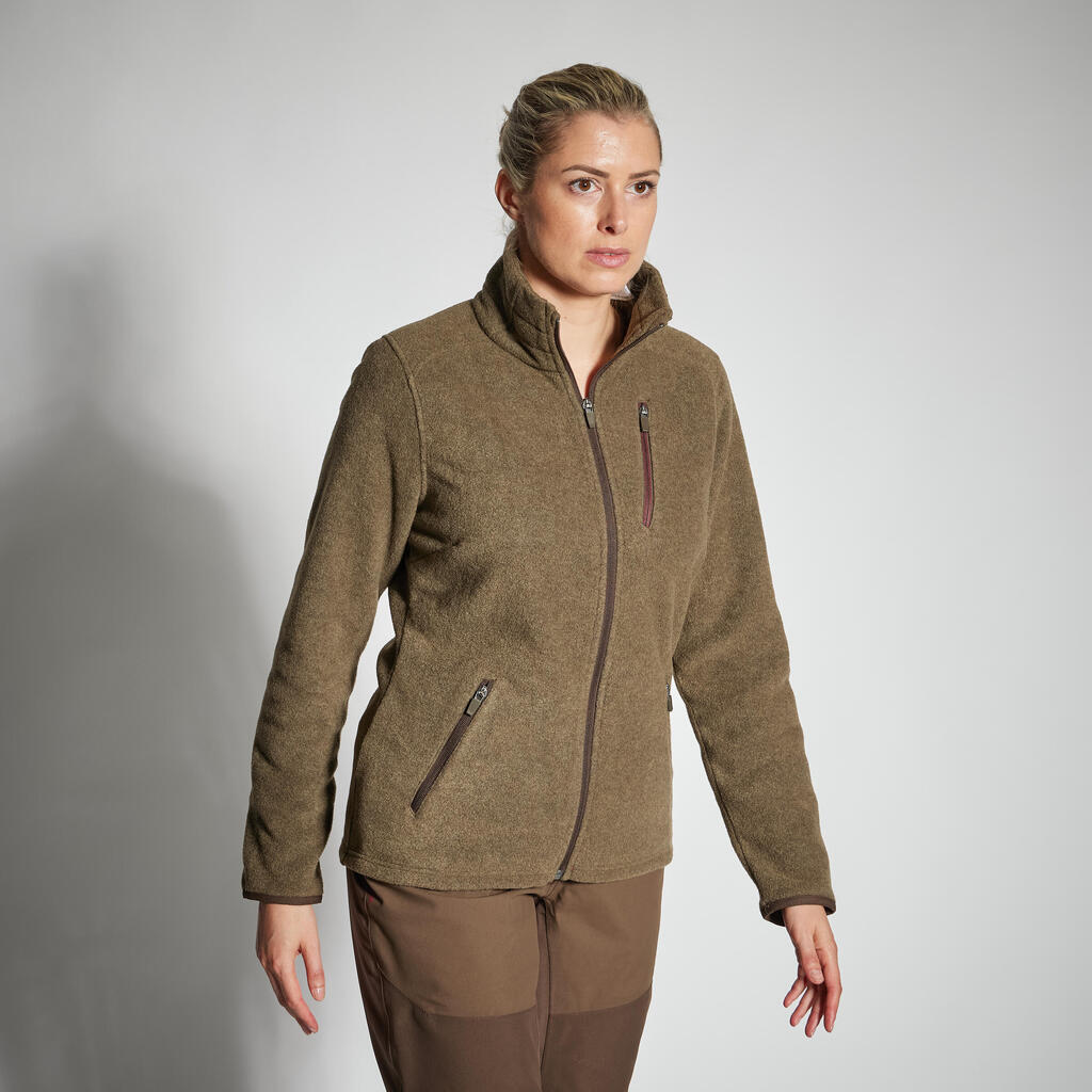 WOMEN'S FLEECE BROWN 500