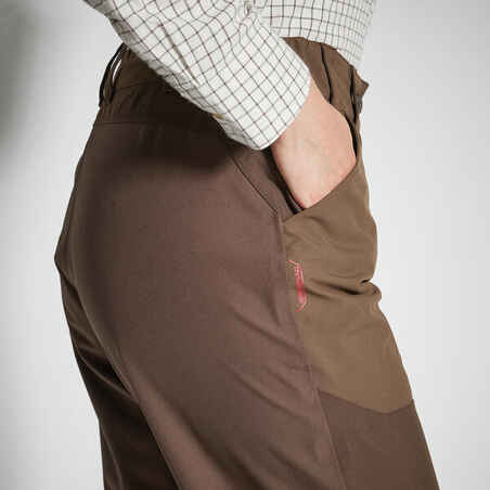 Women's Waterproof Trousers - Brown