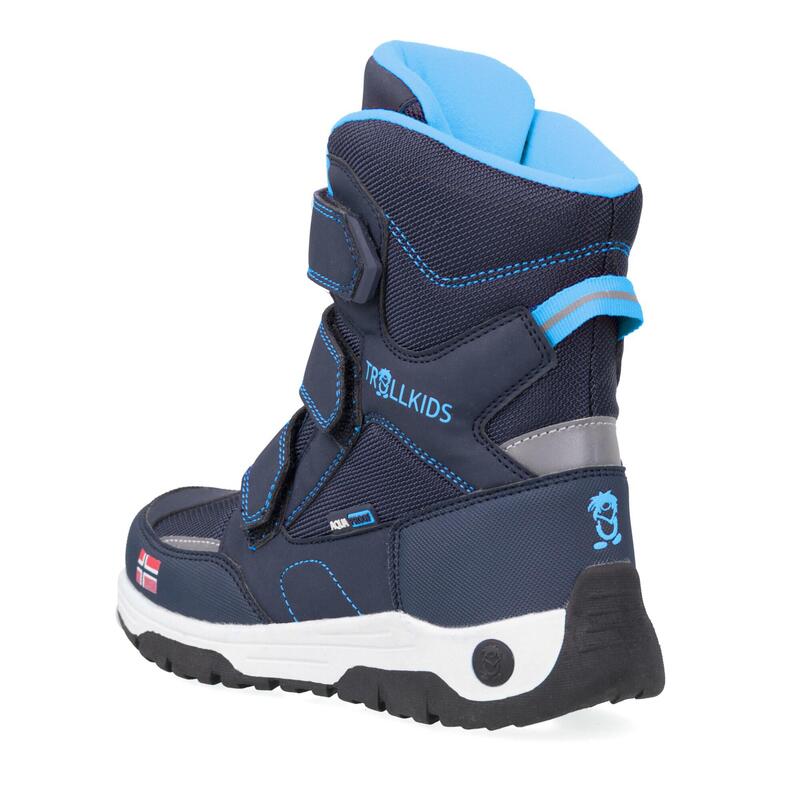 Schneestiefel Trollkids Kids Lofoten blau