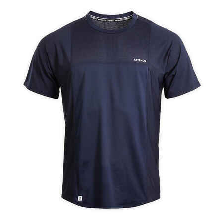 Vyriški trumparankoviai teniso marškinėliai „Dry“, tamsiai mėlyni, Gaël Monfils