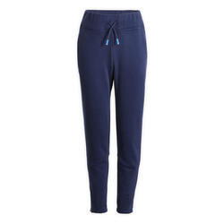 Pantalon thermique tennis fille bleu marine