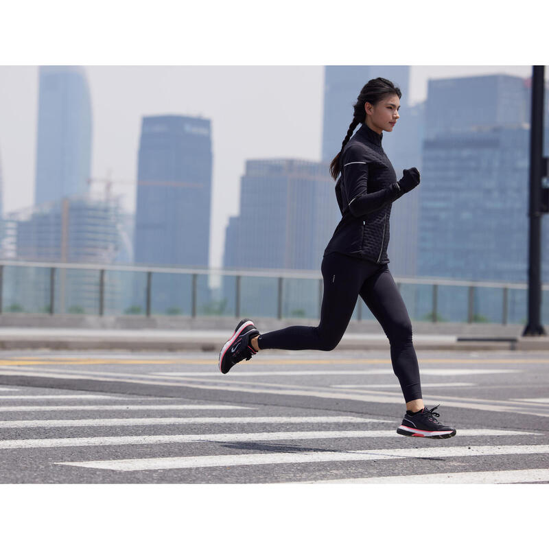 Women's Running& Trail Running Leggings KIPRUN Run 900 Light-black
