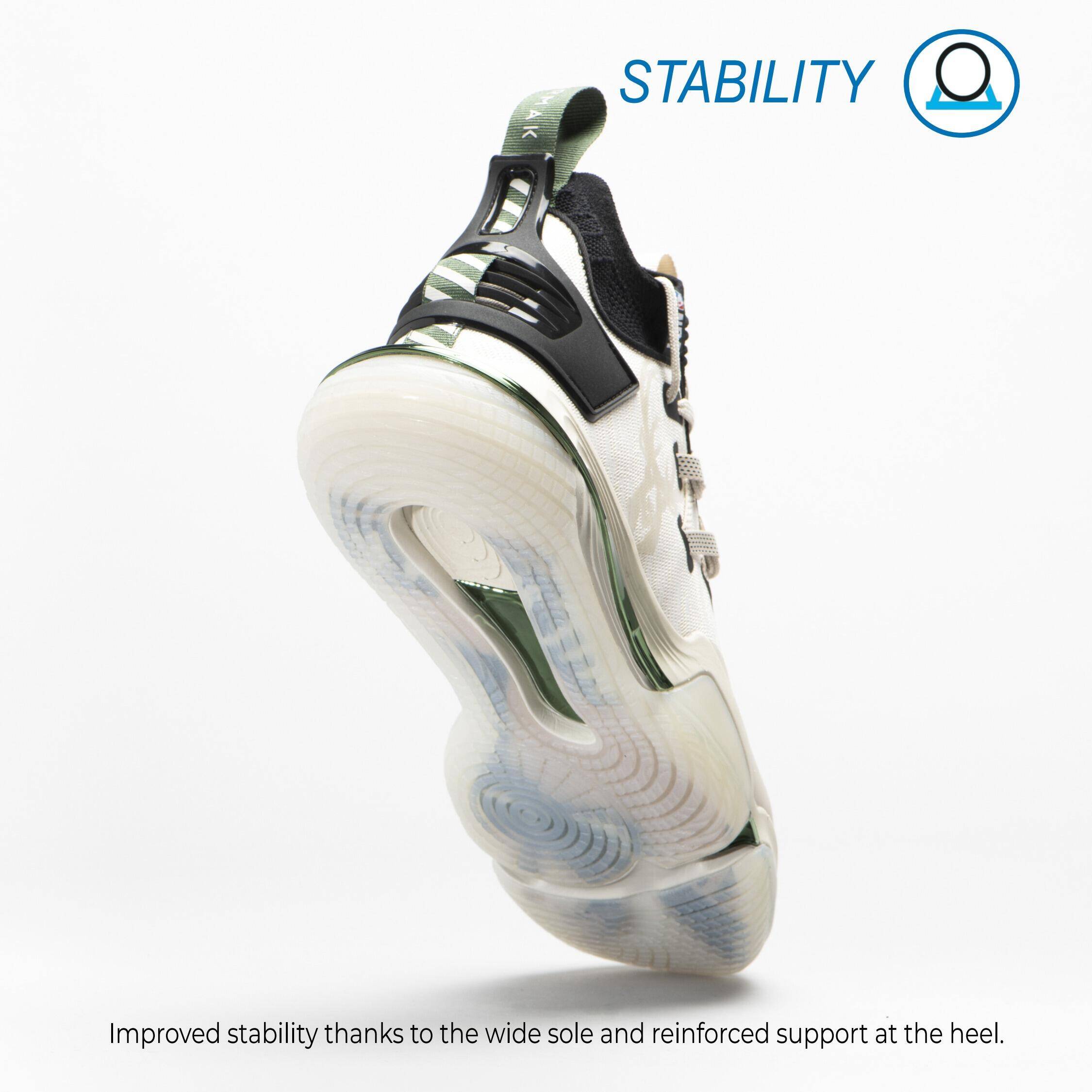 Adult Basketball Shoes Milwaukee Bucks NBA Licensed SE900 Beige -  5