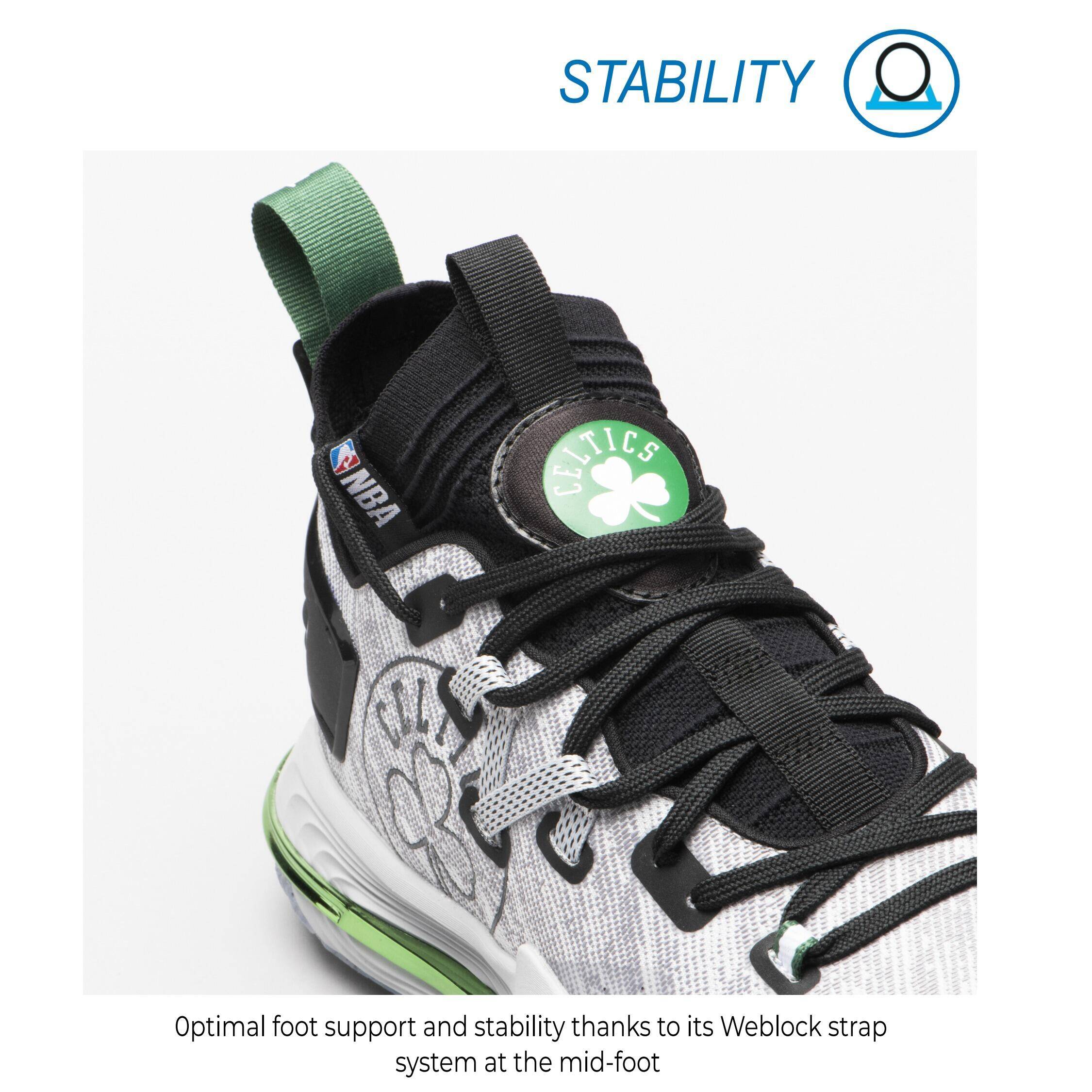 Adult Basketball Shoes Boston Celtics NBA Licensed SE900 Green -  3