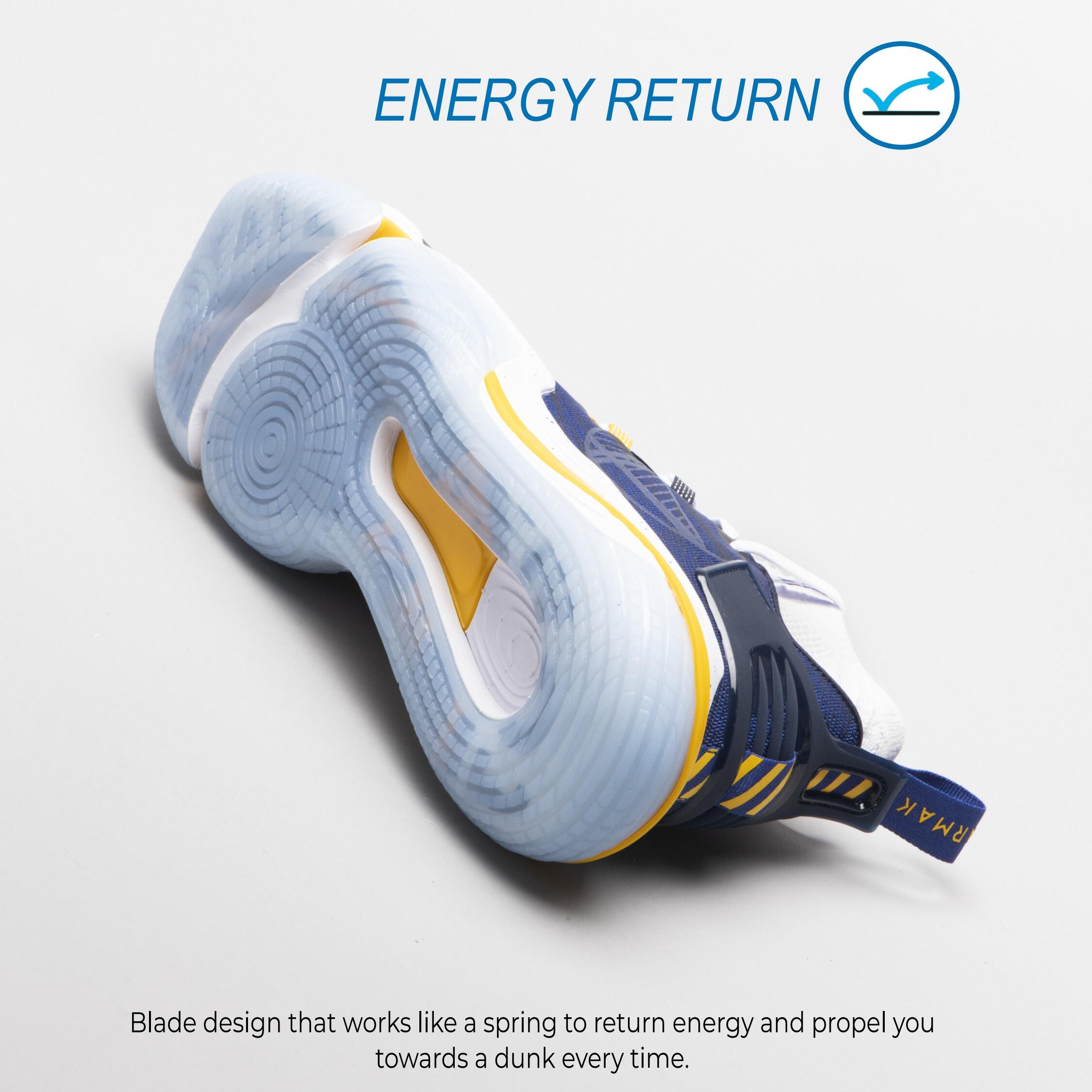 Adult Basketball Shoes Golden State Warriors NBA Licensed SE900 Blue White