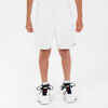 Short de Basketball Enfant - SH100 JR blanc