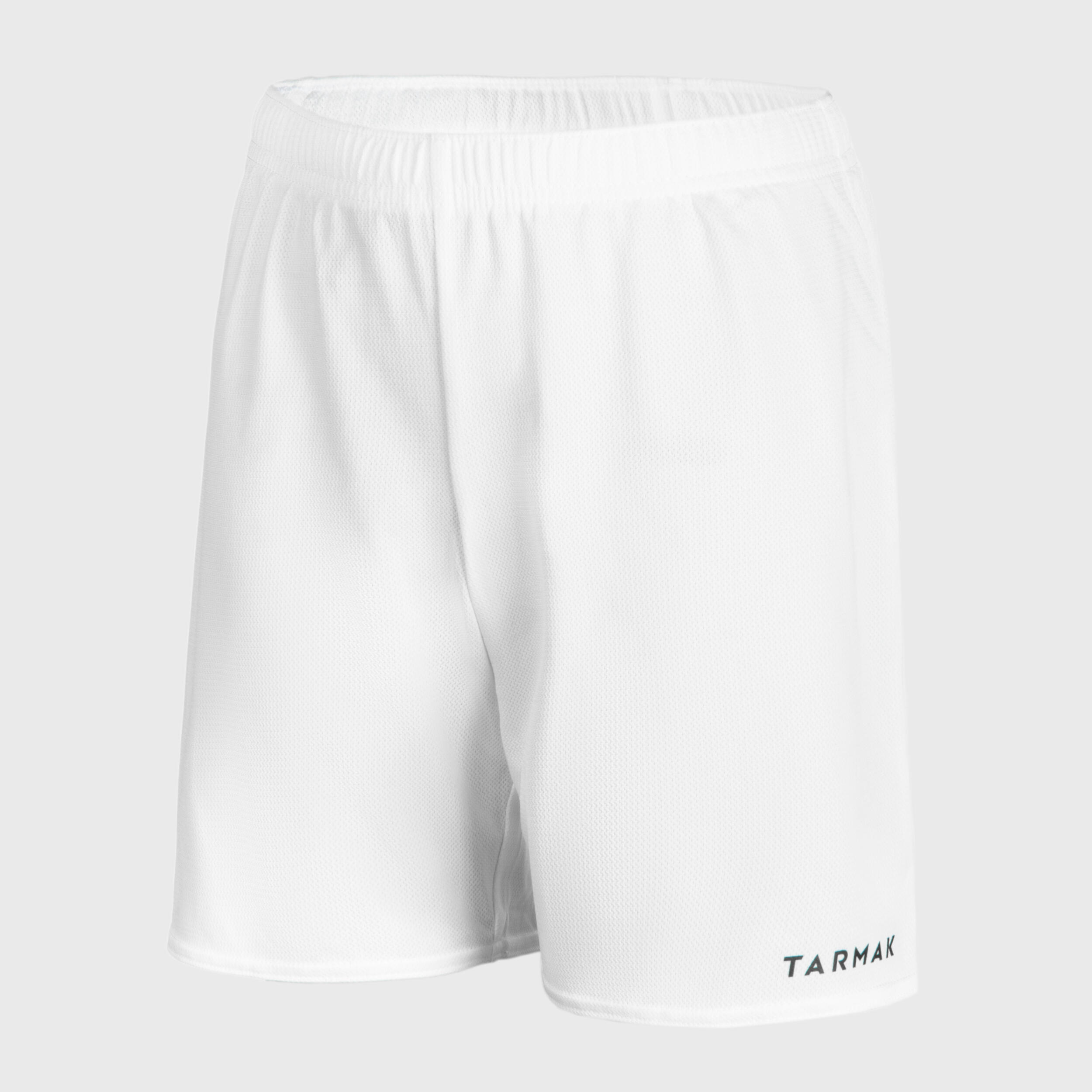Kids' Basketball Shorts SH100 - White 3/4