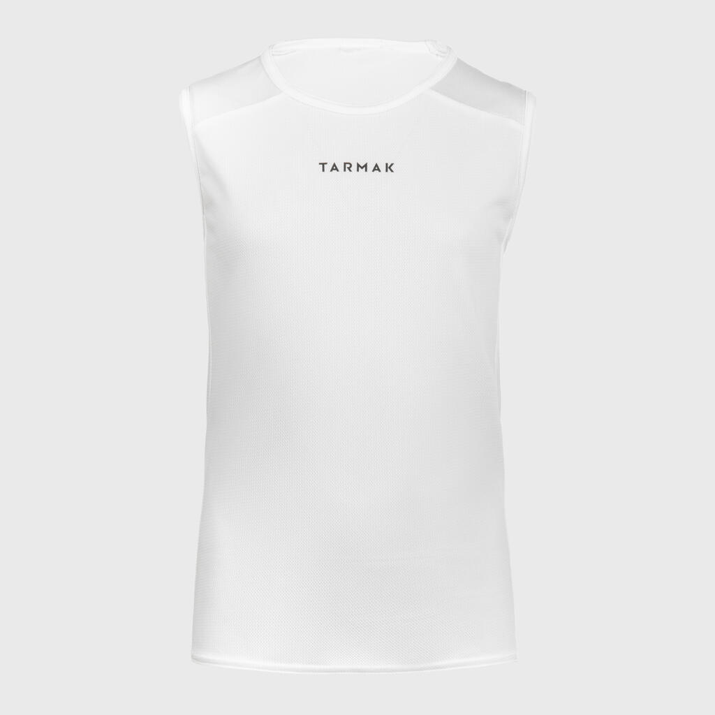 Maillot de Basketball sans manche enfant - T100 JR blanc