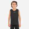 Maillot de Basketball sans manche enfant - T100 JR noir