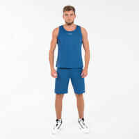מכנסי כדורסל קצרים לגברים/נשים SH100 - כחול